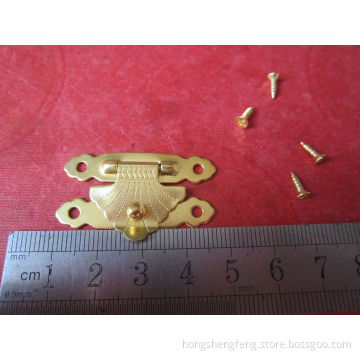 Manufaacturer Supply Gold Color Gifts Box Small Metal Latch